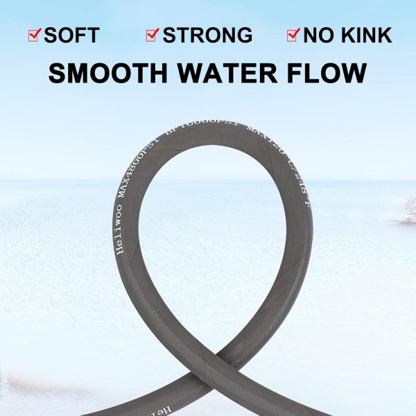 Heliwoo Pressure Washer Hose Alloy Steel Quick Connect 3/8-6