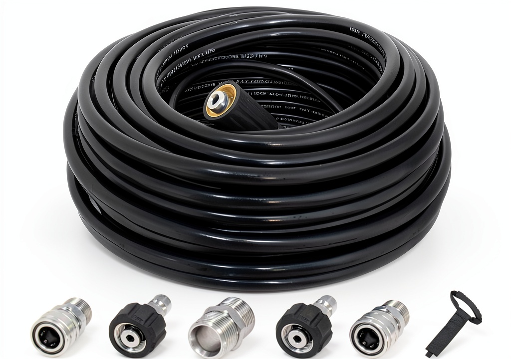 LycorTrade Pressure Washer Hose 50ft Black