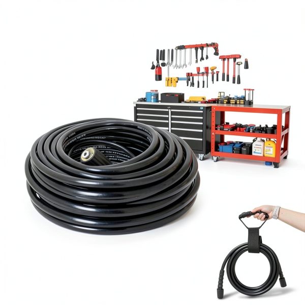 LycorTrade Pressure Washer Hose 50ft Black-5