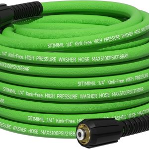 Sitimimil Pressure Washer Hose Green Kink Resistant Durable-0