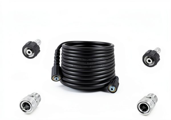 LycorTrade Pressure Washer Hose 50ft Black-3