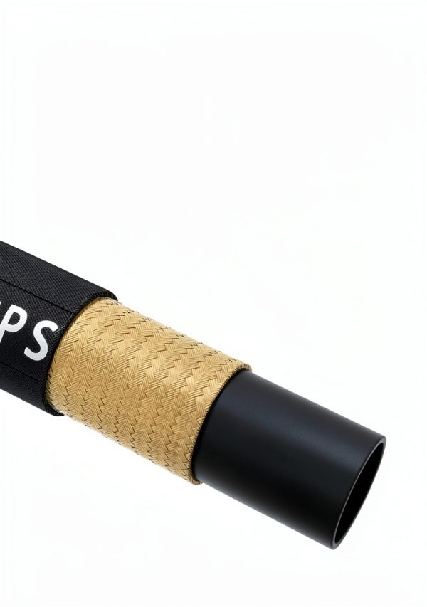 Industrial Pressure Washer Hose 3/8" Black Steel-3