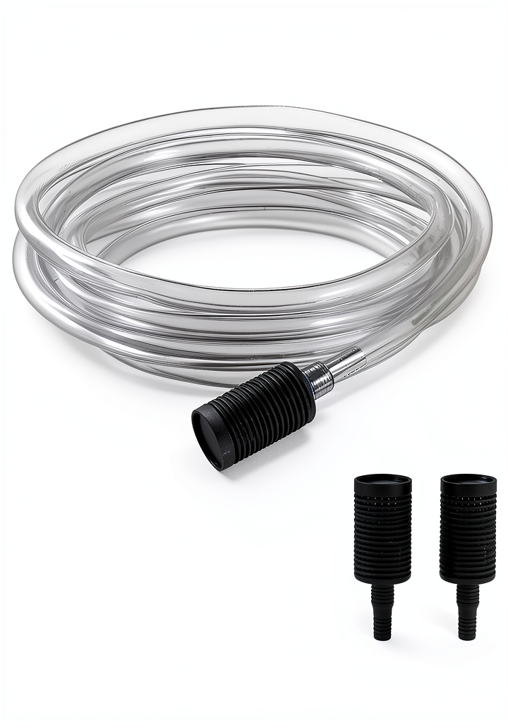 Raincovo pressure washer hose connected to a power washer unit