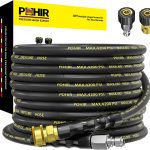 POHIR 25FT Pressure Washer Hose Steel Braided-0