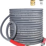 Coyardor Pressure Washer Hose Red 4500 PSI Rubber-0