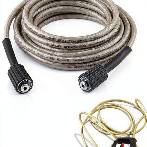 Ryobi High Pressure Washer Hose 25ft Silver-0