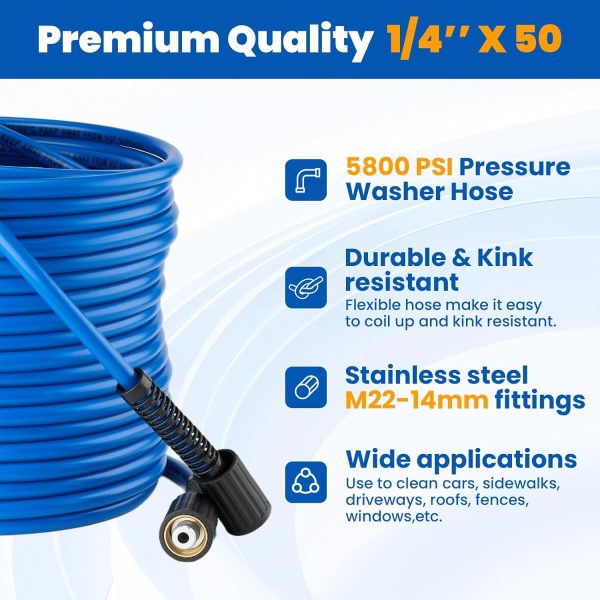 Pressure Washer Hose by Twinkle Star PVC Material-2