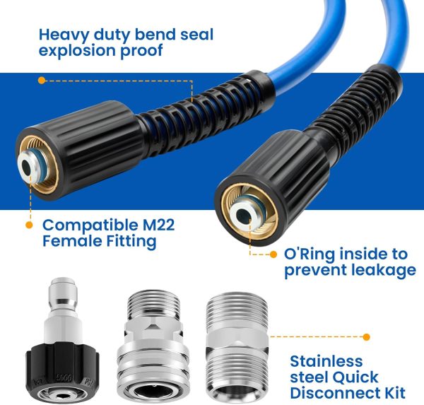 Pressure Washer Hose by Twinkle Star PVC Material-1