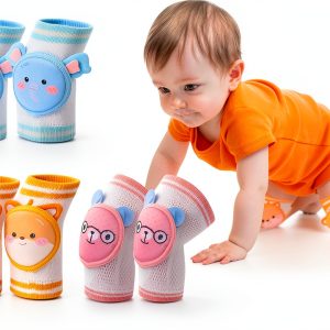 Baby Knee Pads BO0006 Cotton Mesh Design for Boys-0