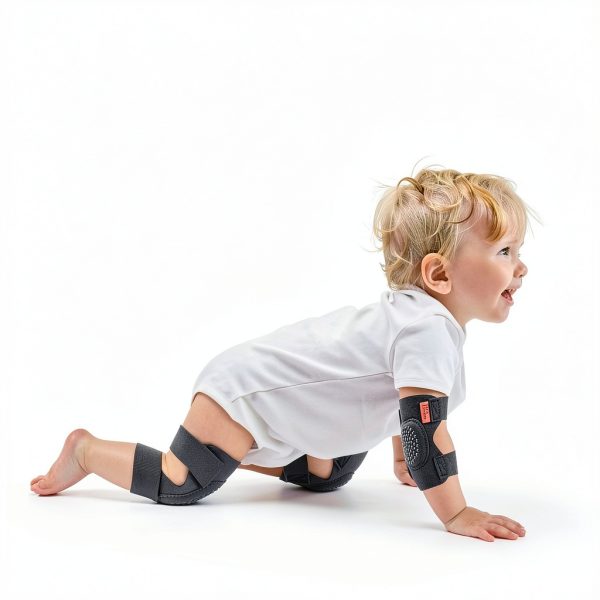 Baby Knee Pads Neoprene Anti Slip Adjustable Velcro TinyTrek-1
