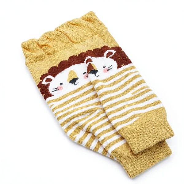 ComfyKids Baby Leg Warmers Set MC181 3‑Pack Animal Patterns-2