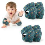 Baby Knee Pads TinyTrek 2-Pack Neoprene Anti-Slip Velcro Adjustable-0