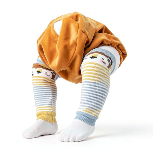 ComfyKids Baby Leg Warmers Set MC181 3‑Pack Animal Patterns-3