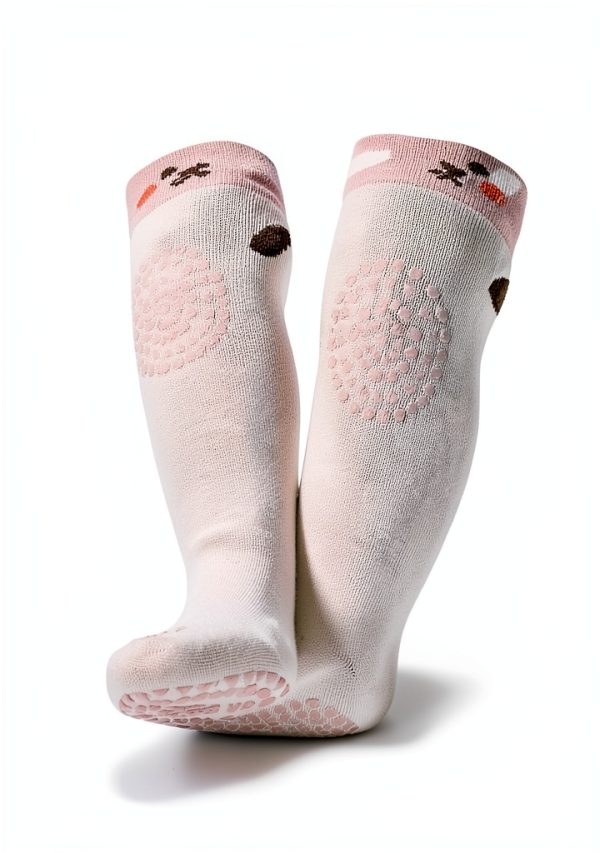 TinySteps Baby Over Knee Leg Warmers - 5 Pair Set, Anti-Skid Grip-6