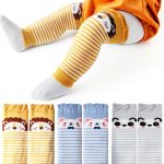 ComfyKids Baby Leg Warmers Set MC181 3‑Pack Animal Patterns-0