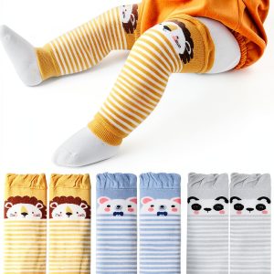 ComfyKids Baby Leg Warmers Set MC181 3‑Pack Animal Patterns-0