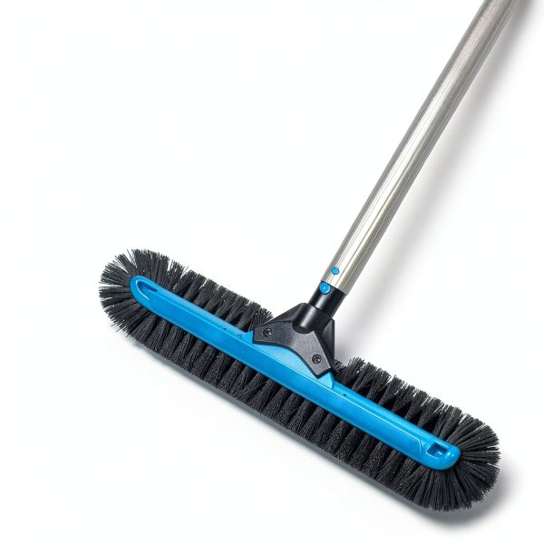 20" Wide Pool Brush WXFANA Heavy Duty 12‑Row Soft Bristle Vinyl Safe-1