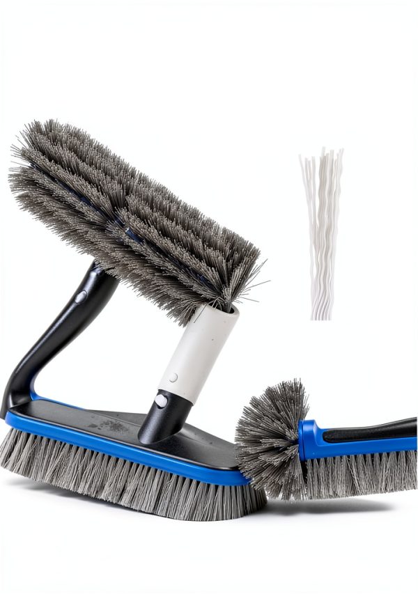 Pool Cleaning Kit 4-in-1 Deluxe PAHTTO Adjustable Pole & Brush Set-4