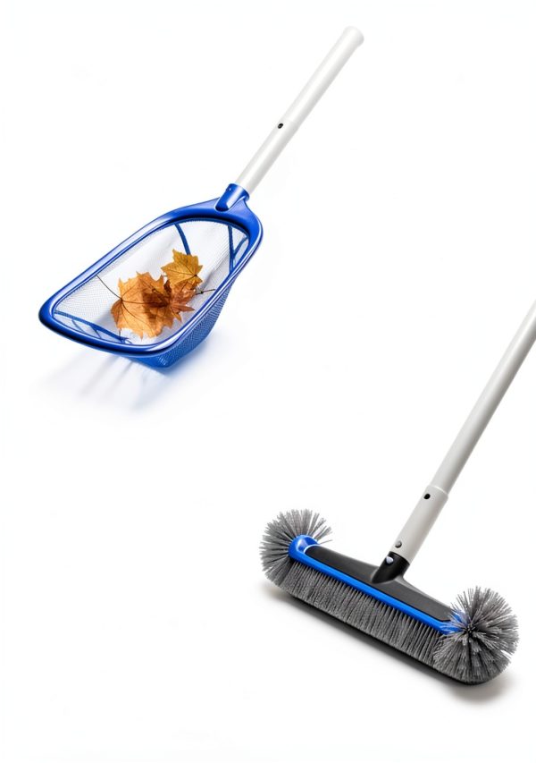 Pool Cleaning Kit 4-in-1 Deluxe PAHTTO Adjustable Pole & Brush Set-6