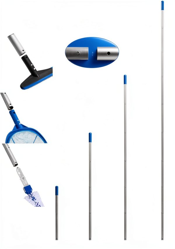 Pool Cleaning Kit 4-in-1 Deluxe PAHTTO Adjustable Pole & Brush Set-3