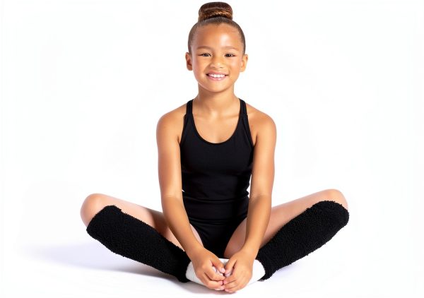 Capezio Harmonie 12" Pamper Legwarmer - Child, Black, One Size-3