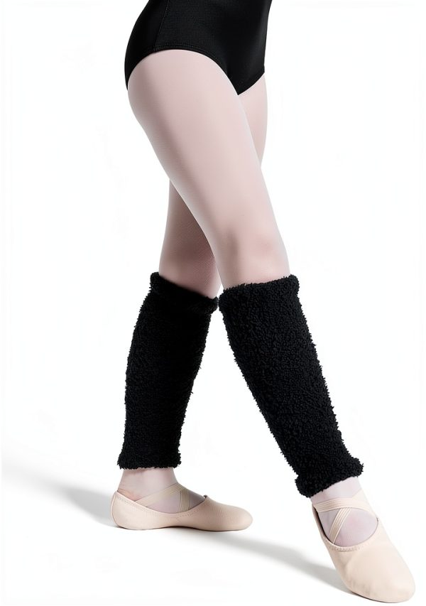 Capezio Harmonie 12" Pamper Legwarmer - Child, Black, One Size-2
