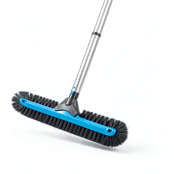 20" Wide Pool Brush WXFANA Heavy Duty 12‑Row Soft Bristle Vinyl Safe-5