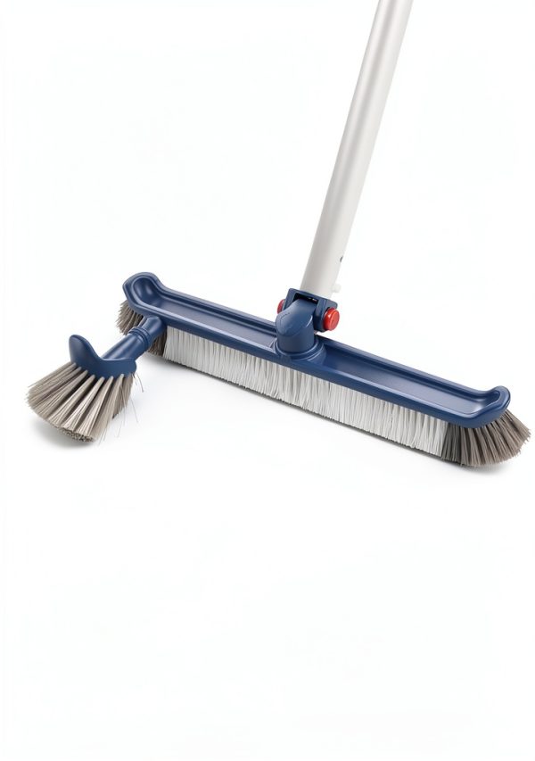 Swimming Pool Brush with Pole, 16ft Aluminum Telescopic Handle and-4
