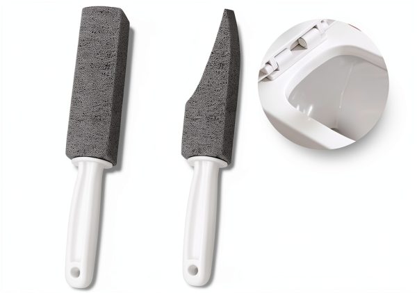 Toilet Pumice Stone 4 Pack with Handle by Aniann Gray Durable Block-5
