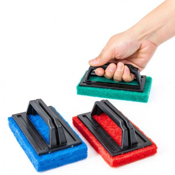 Waterline Scrubber by CfoPiryx Hot Tub Cleaning Brush Blue-4