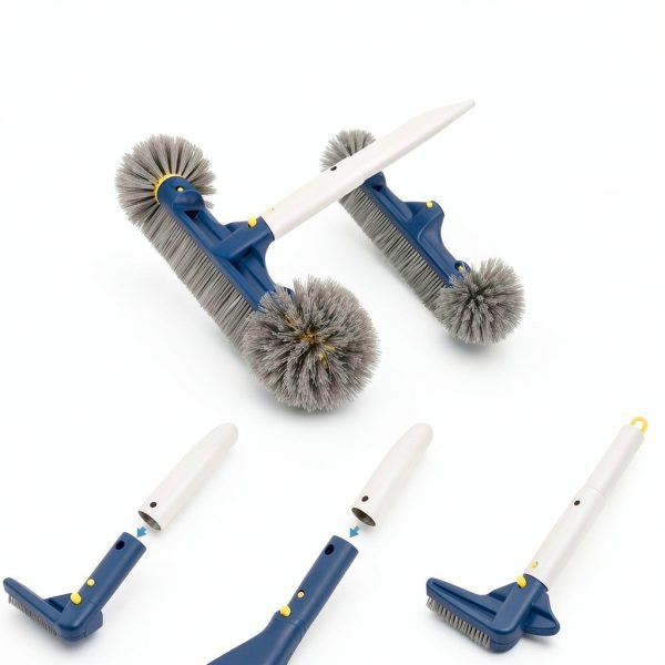 Pool Brush POOLAZA 18” & 20” Detachable Round-End for Inground Pools-4