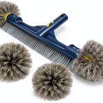 Pool Brush POOLAZA 18” & 20” Detachable Round-End for Inground Pools-0