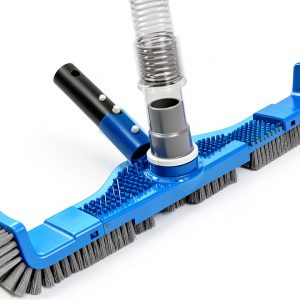 20" 2 in 1 Pool Brush Vacuum Head TidyMister Hose Nylon Bristles-0