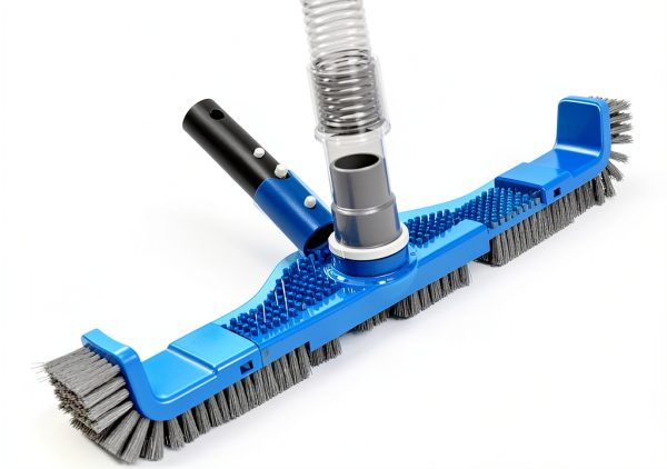 20" 2 in 1 Pool Brush Vacuum Head TidyMister Hose Nylon Bristles-0