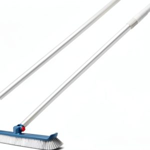 Swimming Pool Brush with Pole, 16ft Aluminum Telescopic Handle and-0