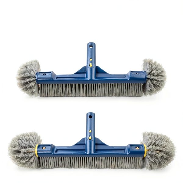 Pool Brush POOLAZA 18” & 20” Detachable Round-End for Inground Pools-1