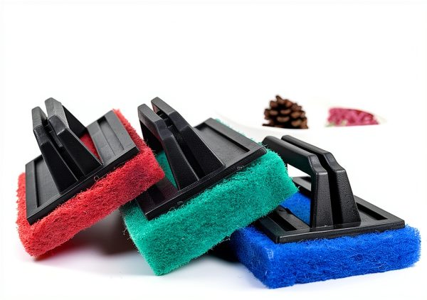 Waterline Scrubber by CfoPiryx Hot Tub Cleaning Brush Blue-8