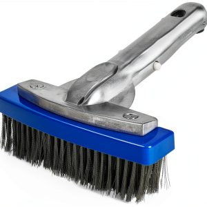 BlueStars 5in Swimming Pool Brush with Stainless Steel Bristles-0